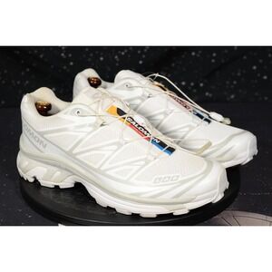 Salomon S/Lab XT-6 Soft Ground Shoes Mens Size 9 White Running Sneakers 412529